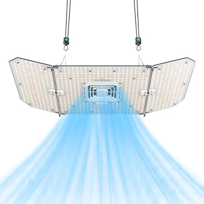 VIVOSUN AeroLight Wing AW200SE, LED Grow Light 200W with Integrated Circulation Fan, Compatible