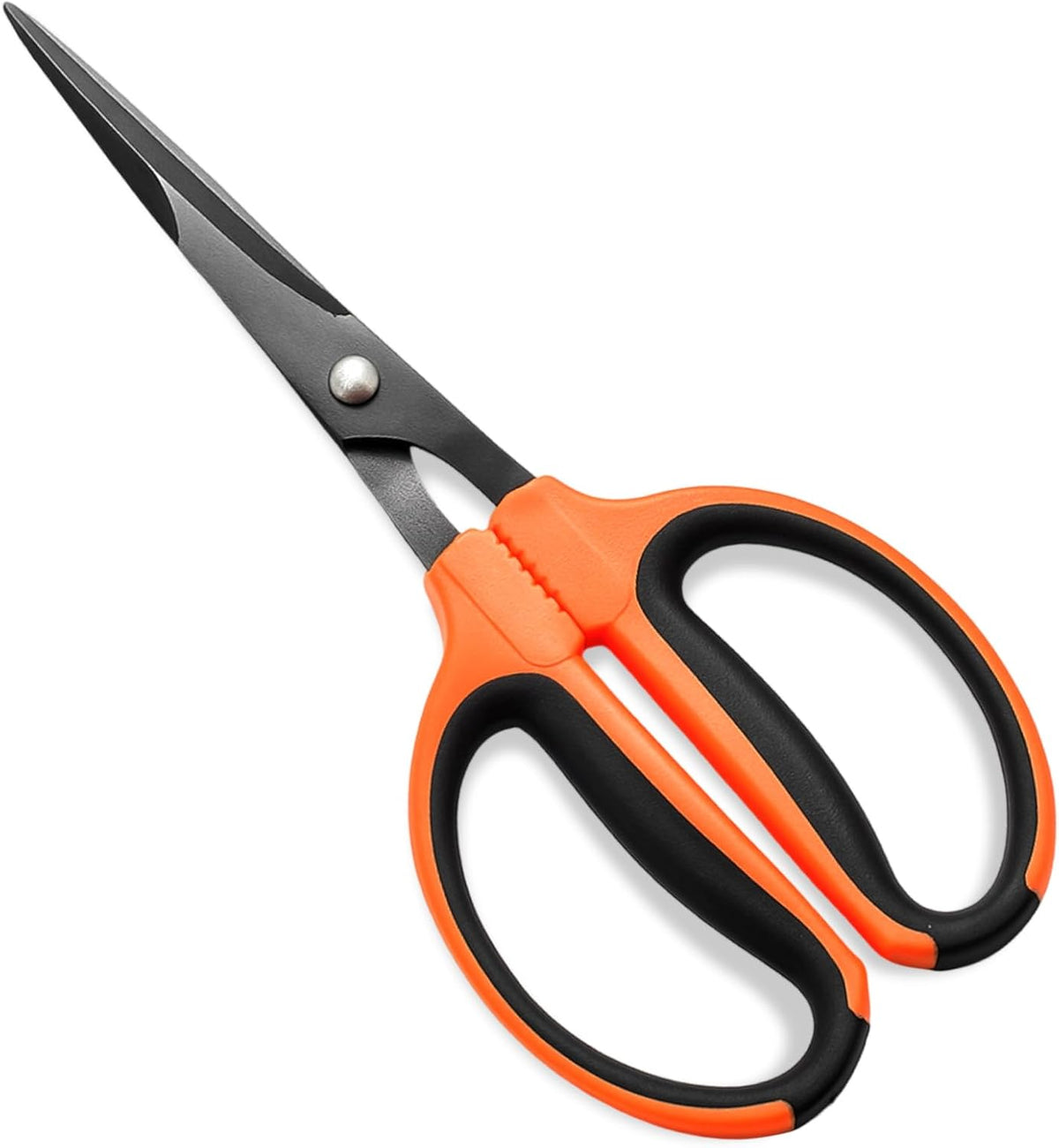 GROWNEER 1 Packs Trimming Scissors Teflon Coated Non Stick Blades Pruning Shears Gardening Hand