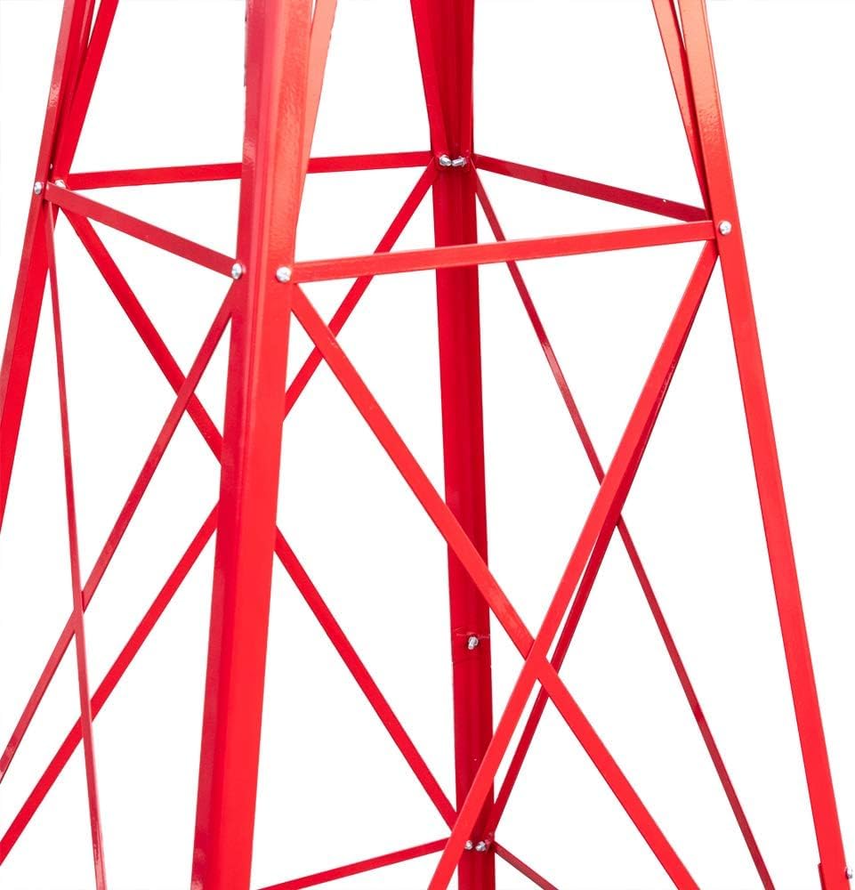 8FT Windmill for Yard Garden Decoration with Weather Vanes，Heavy Duty Outdoor Wind Mills, Large