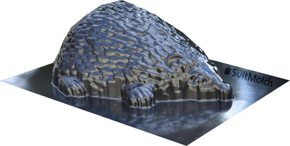 SvitMolds DIY Hedgehog Mold Cement Molds Statues for Garden Garden Decor Molds D84 (Big)