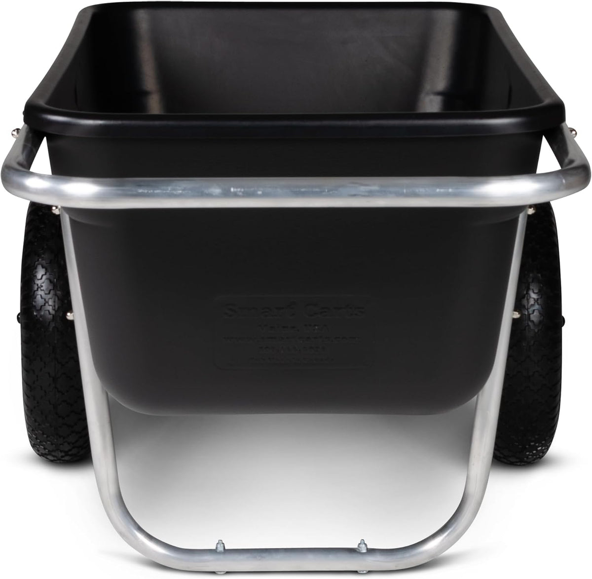 Smart Carts Premium Yard Cart - Strong, Lightweight, and Perfectly Balanced (16" Flat Free Wheels)