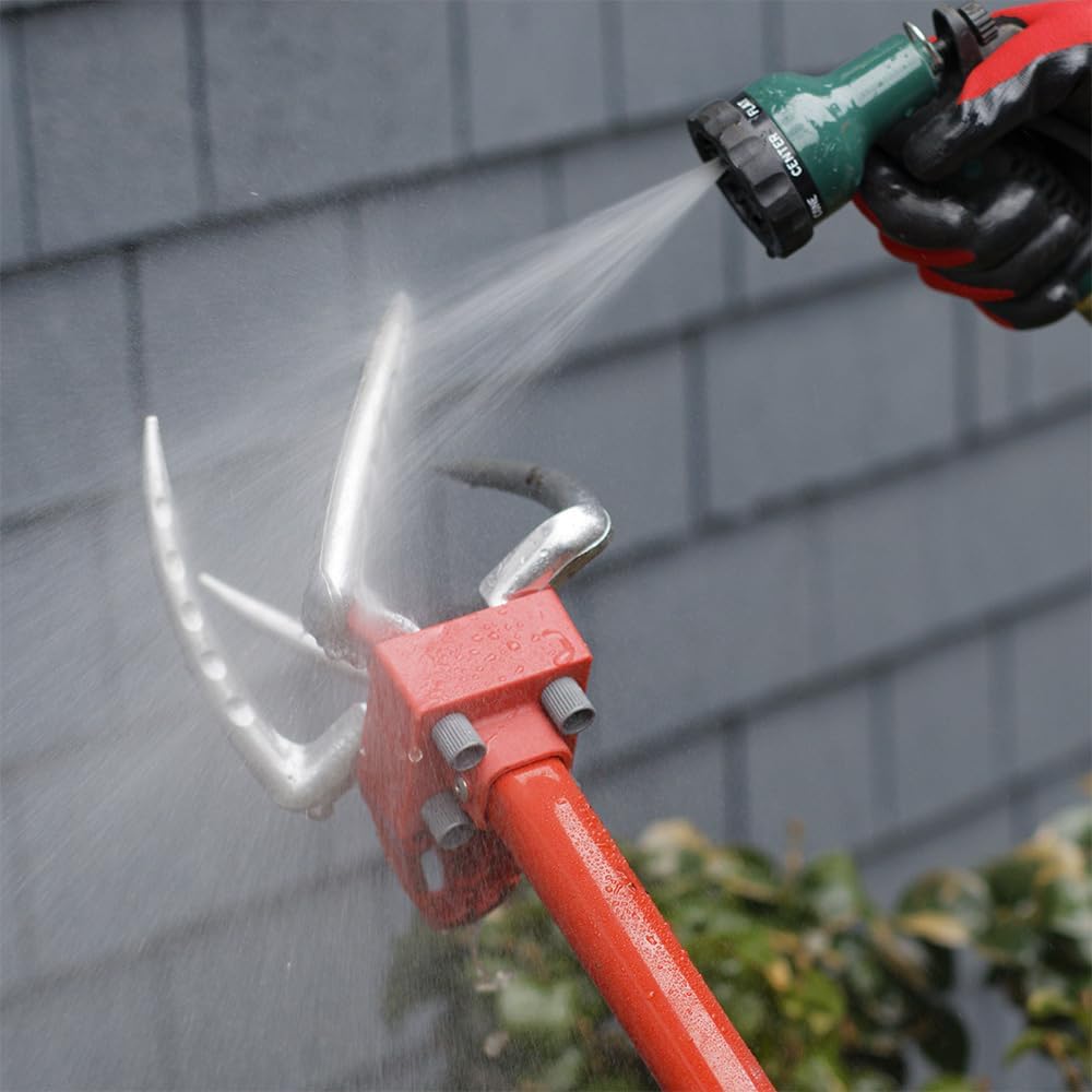 Garden Weasel Claw Pro – Black Grip | 3-in-1 Twist Tiller, Cultivator, Weed Puller & Soil Loosener