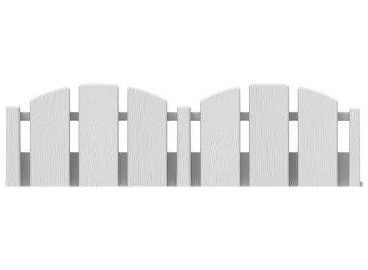 EasyFlex No-Dig Landscape Edging with Anchoring Spikes, 4.5 in. Tall Decorative Adirondack