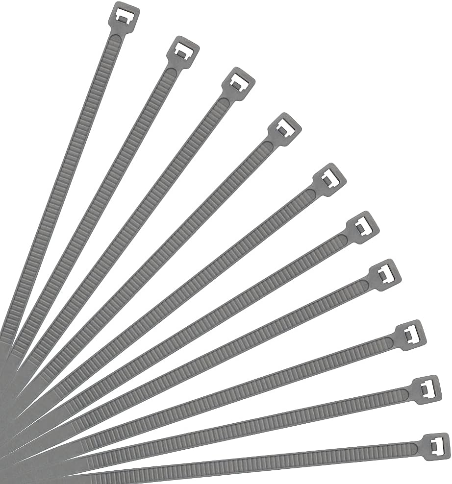 XINGO Nylon Cable Zip Ties Self Locking Plastic Wire Ties with 40 Lbs Tensile Strength for Indoor