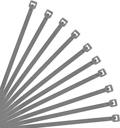 XINGO Nylon Cable Zip Ties Self Locking Plastic Wire Ties with 40 Lbs Tensile Strength for Indoor