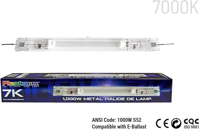 Plantmax UltraGrow – 1000W eFlex HID DE Grow System, Dimmable Ballast, Controller Port with MH
