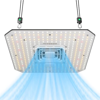 VIVOSUN AeroLight A100SE, LED Grow Light 100W with Integrated Circulation Fan, Compatible with App