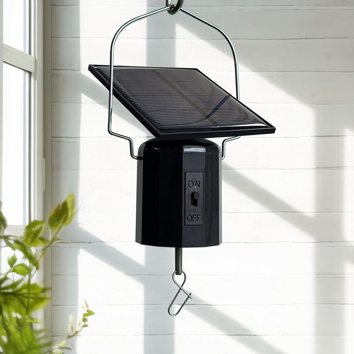 Goolyrusim Solar Powered Wind Spinners Motor, Rotating Solar Energy Operated Motor for Wind Spinner
