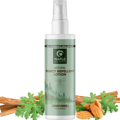 Bug Repellent Lotion for Adults & Kids - DEET Free Insect Repellent Lotion for Ticks & Mosquitoes