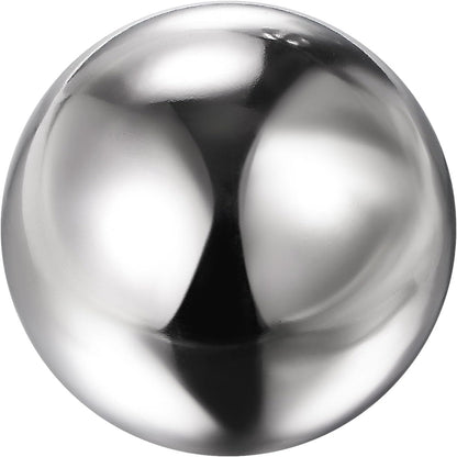 uxcell Gazing Ball 8 Inch 200mm Reflective Sphere Polished Hollow Ball, Stainless Steel Gazing