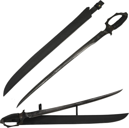 High Manganese Steel Blade Machete for Cutting Trees Heavy Duty Full Tang Outdoor Survival Hunting