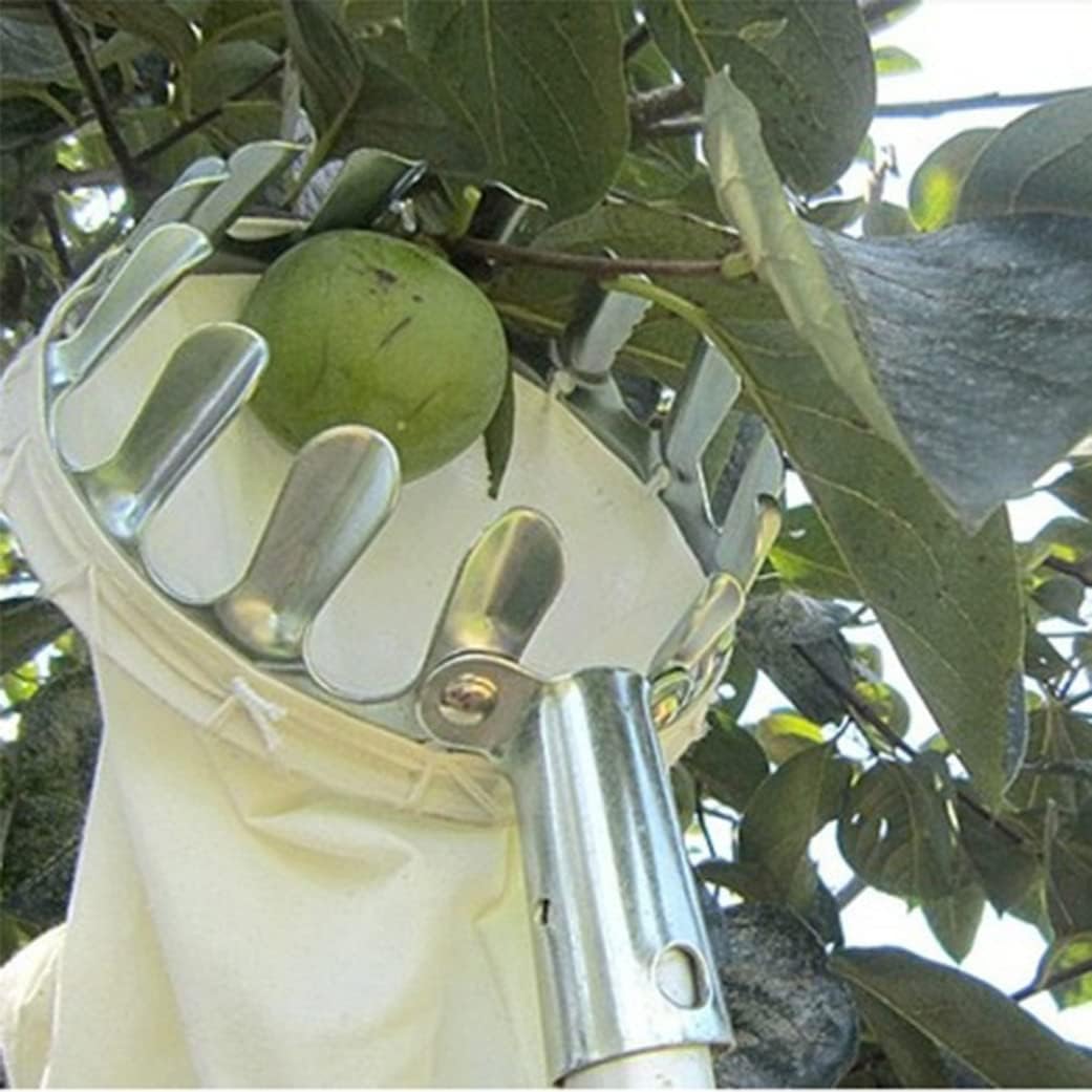 Fruit Picker Head Basket Fruit Picking Tools Fruits Catcher Metal Fruit Picker Agricultural Garden