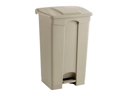 Safco Step On Plastic Trash Can with Foot Pedal, 23 Gallon Garbage Can for Kitchen, Indoor or