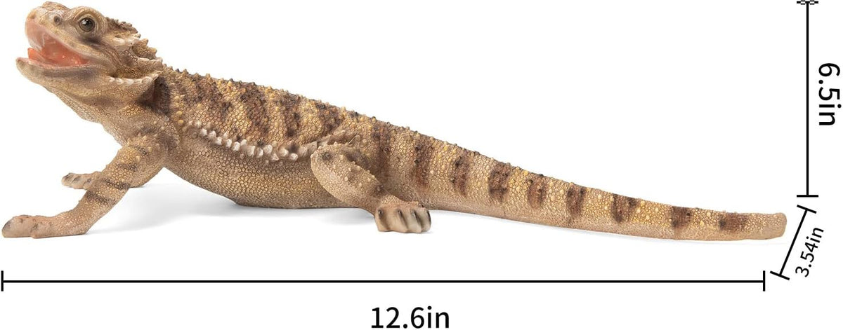 Garden Lizard Statue - Resin Sculpture of Reptiles, Suitable for Outdoor and Courtyard Decoration