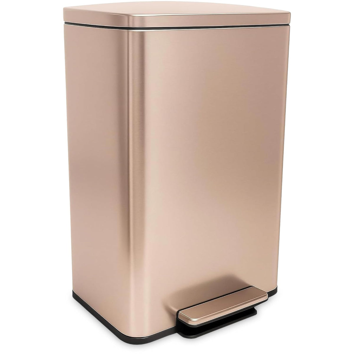 SIMPLI-MAGIC 13.2 Gallon (50L) Step Trash Can – Kitchen Garbage Can with Slow-Close Lid – Odor