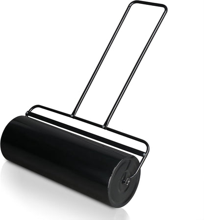 Outvita Lawn Roller, 17 Gallons Water and Sand Filled Garden Drum Roller with U Shaped Handle Tow