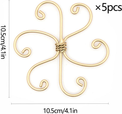 5PCS Monstera Plant Support System 4.1IN - Durable Hook Stem Supports for Healthy Growth