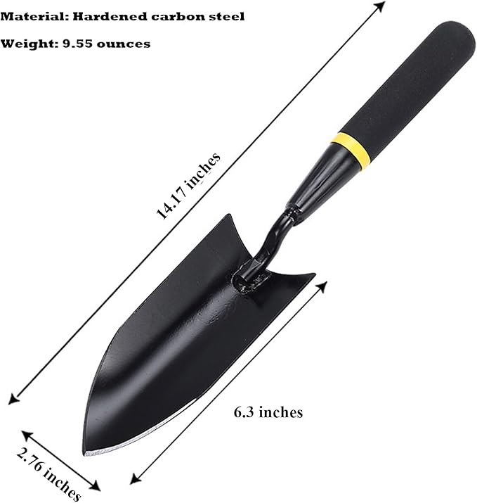 Garden Spade Hand Shovel - Premium Gardening Trowel, Ideal for Digging, Planting and Exploration