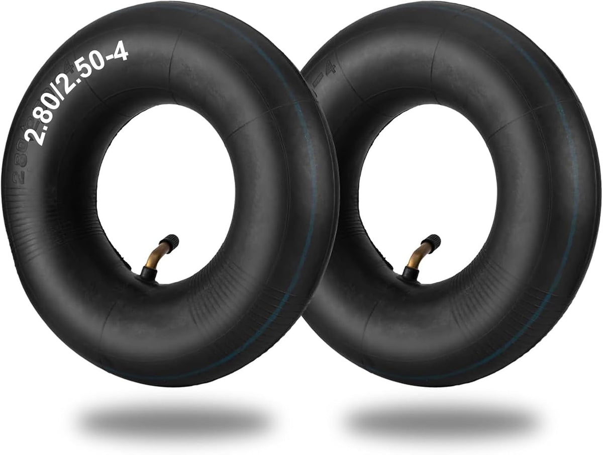 2.80/2.50-4" Inner Tubes, 2 Pack Heavy Duty 2.80 2.50-4/280/250-4 Replacement Tire Inner Tube with