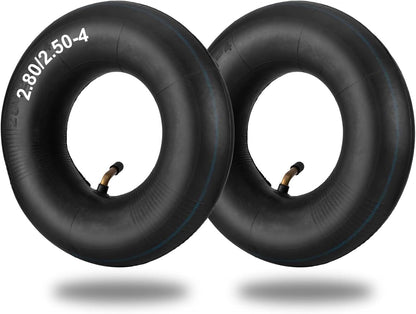2.80/2.50-4" Inner Tubes, 2 Pack Heavy Duty 2.80 2.50-4/280/250-4 Replacement Tire Inner Tube with