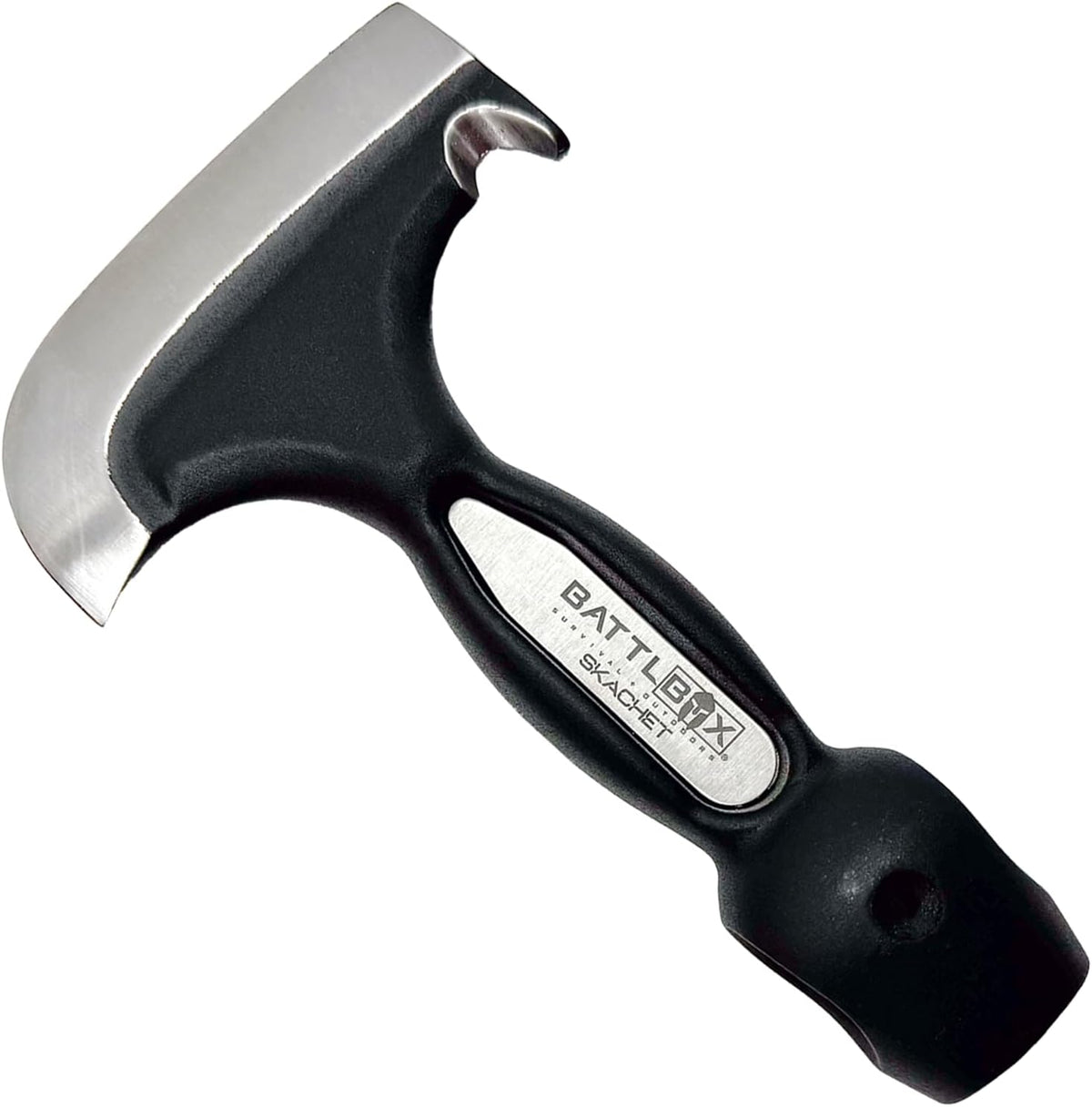BATTLBOX Skachet Axe Head Skinner Hammer Hatchet Vintage Survival Tool - 3.5in Carbon Steel Blade