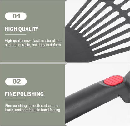 BESPORTBLE 2-Pack Small Hand Rakes - Lightweight Plastic Garden Rakes for Raised Garden Bed