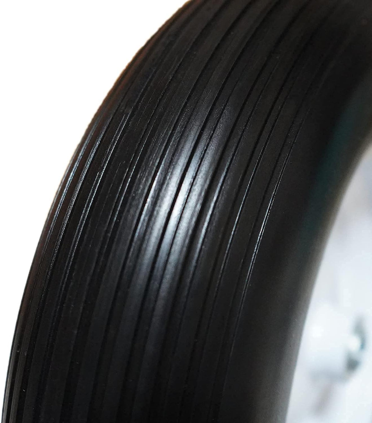 Wheelbarrow Tire 4.80/4.00-8 Flat-Free with 3/4 & 5/8 Wheel Bearing, 3-6" Hub 16" Solid Foamed