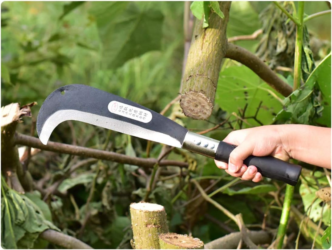 Zelin Machete with Heavy Duty Construction Black Plastic Handle,Ergonomic No-Slip Handle for