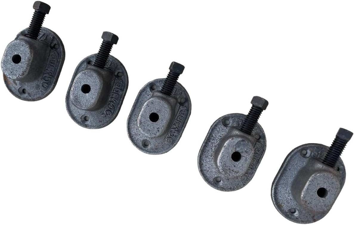 Sandbaggy Heavy Duty 1/4" Pencil Rod Clamp - Reusable Concrete Formwork Clamps - Cast Malleable