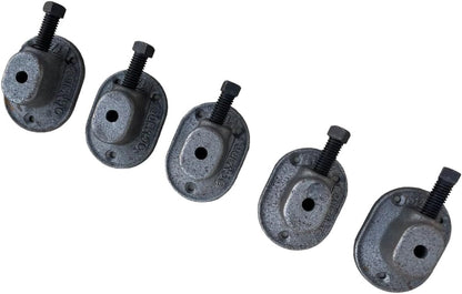 Sandbaggy Heavy Duty 1/4" Pencil Rod Clamp - Reusable Concrete Formwork Clamps - Cast Malleable