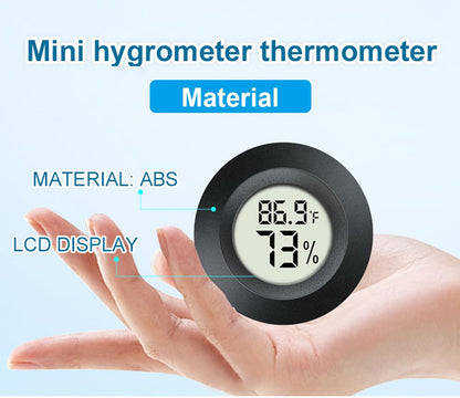 4 Pack Hygrometer Thermometer Digital Humidity Meter Indoor/Outdoor Humidity Monitor Reptile