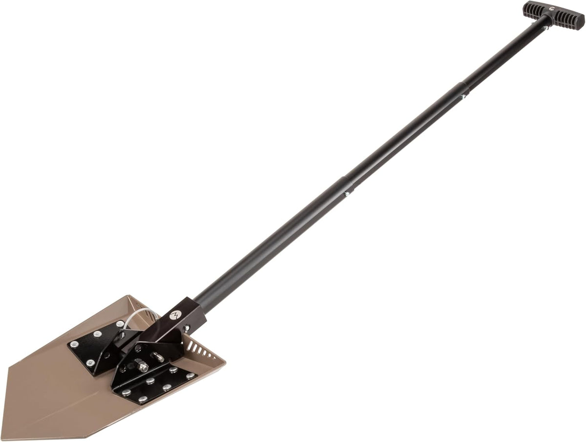 DMOS Delta Shovel - Collapsible Heavy-Duty Steel Folding Shovel for Camping, Overlanding, Survival