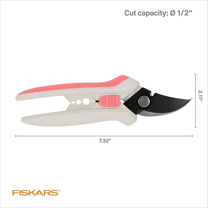 Fiskars Floral Pruning Shears, Gardener Gifts Women, Plant Cutting Scissors for Flowers, Spring