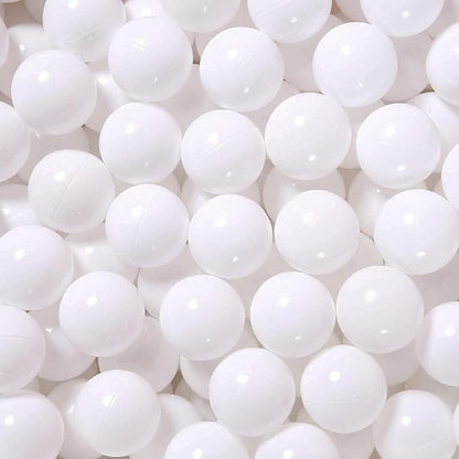Ball Pit Balls for Kids, Plastic Refill 2.2 Inch Balls, 100 Pack, Bright Colors, Phthalate and BPA
