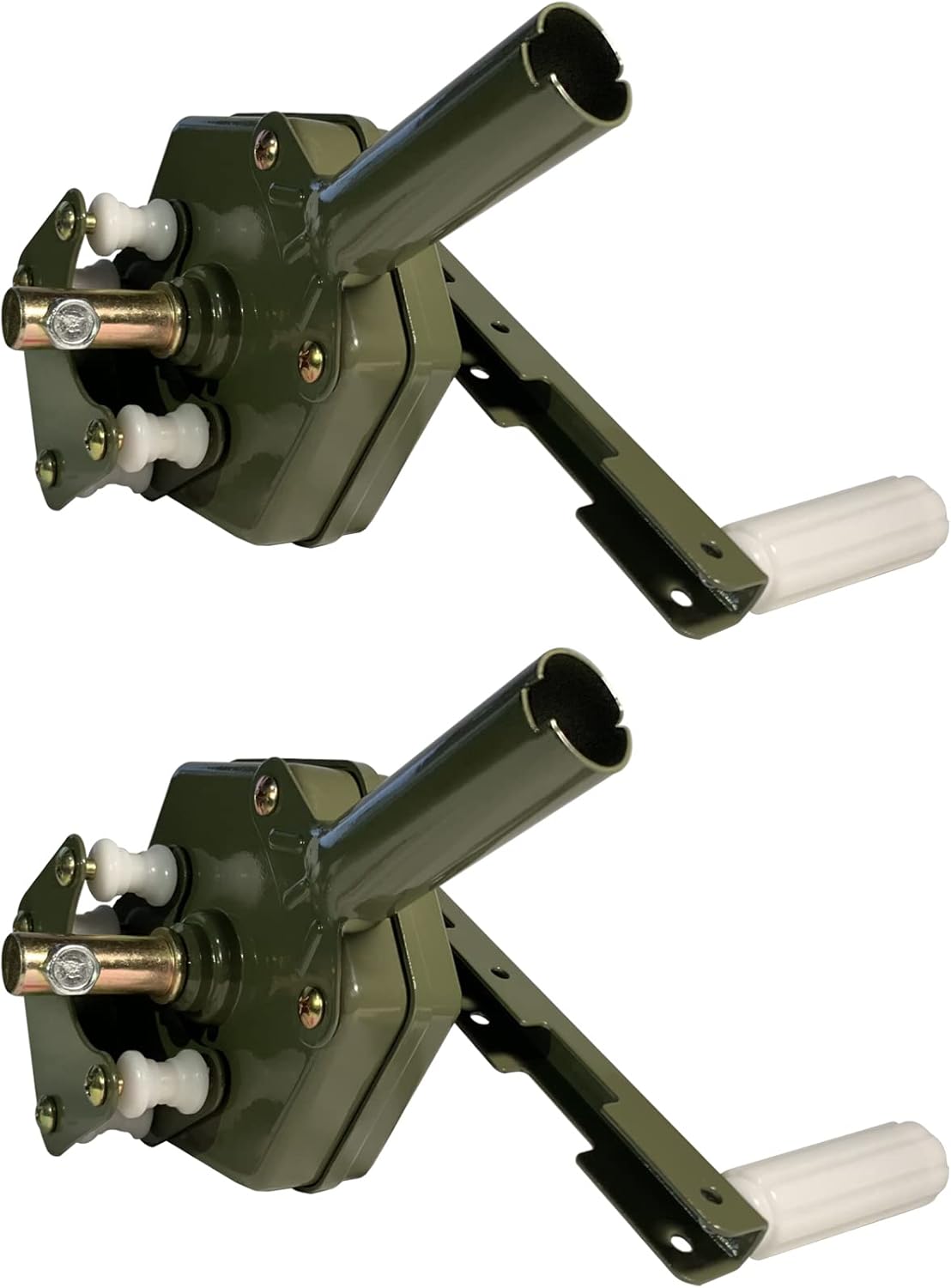 UYGALAXY 2PCS Greenhouse Sidewall Manual Film Roll up Hand Crank Winch for Greenhouse Ventilation