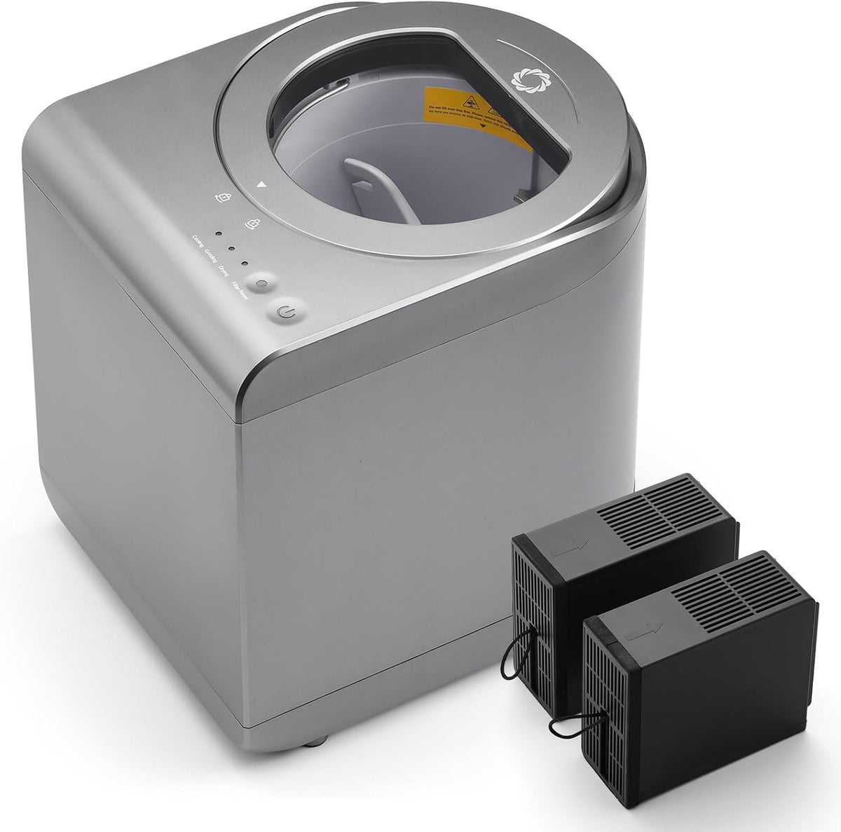 Airthereal Revive Electric Kitchen Composter with Visual Cover, Upgraded SHARKSDEN® Tri-Blade, Turn
