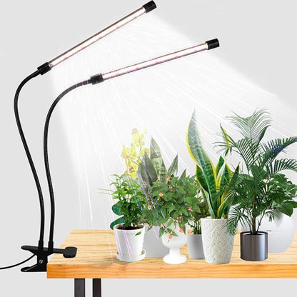 GooingTop LED Grow Light,6000K Full Spectrum Clip Plant Growing Lamp with White Red LEDs for Indoor