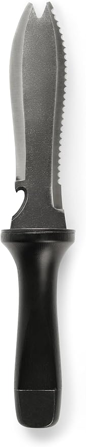 Hori Hori Garden Knife, Traditional Japanese Weeding Tool with ergonomic wooden handle. Hori garden