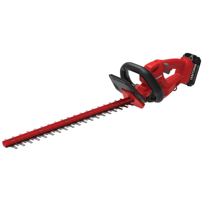 CRAFTSMAN V20 Cordless Hedge Trimmer with Battery and Charger Included, 20 in. Blade, Rechargeable