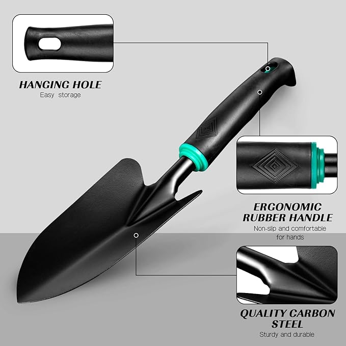 9 PCS Garden Tool Set Kids Gardening Tool Kit for Digging, Planting and Pruning, Gardening Hand