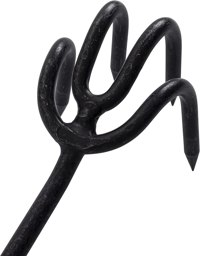 Barebones Cultivator - Weed Remover Tool - Garden Rake and Weeding Tool for Yard Work - Stainless