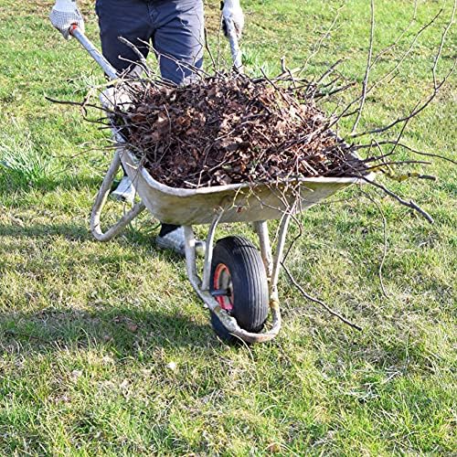 Wheelbarrow Tire 4.80/4.00-8 Flat-Free with 3/4 & 5/8 Wheel Bearing, 3-6" Hub 16" Solid Foamed