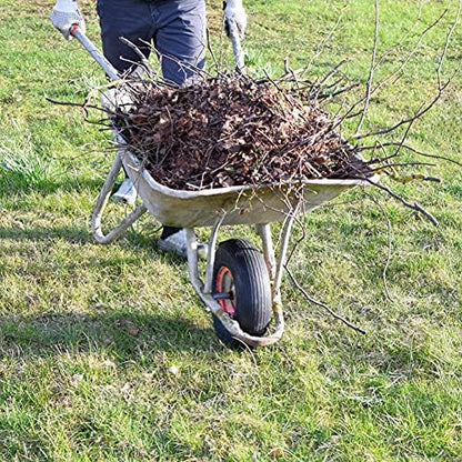 Wheelbarrow Tire 4.80/4.00-8 Flat-Free with 3/4 & 5/8 Wheel Bearing, 3-6" Hub 16" Solid Foamed