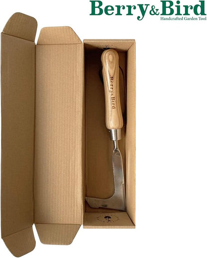 Berry&Bird Crack Weeder, Crevice Weeding Tool, 11.2" Stainless Steel Manual Weeder, L-Shaped
