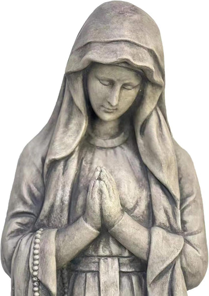 Galt International Virgin Mary Praying Blessed Mother Garden Statue 32" Religious Resin Statue Holy