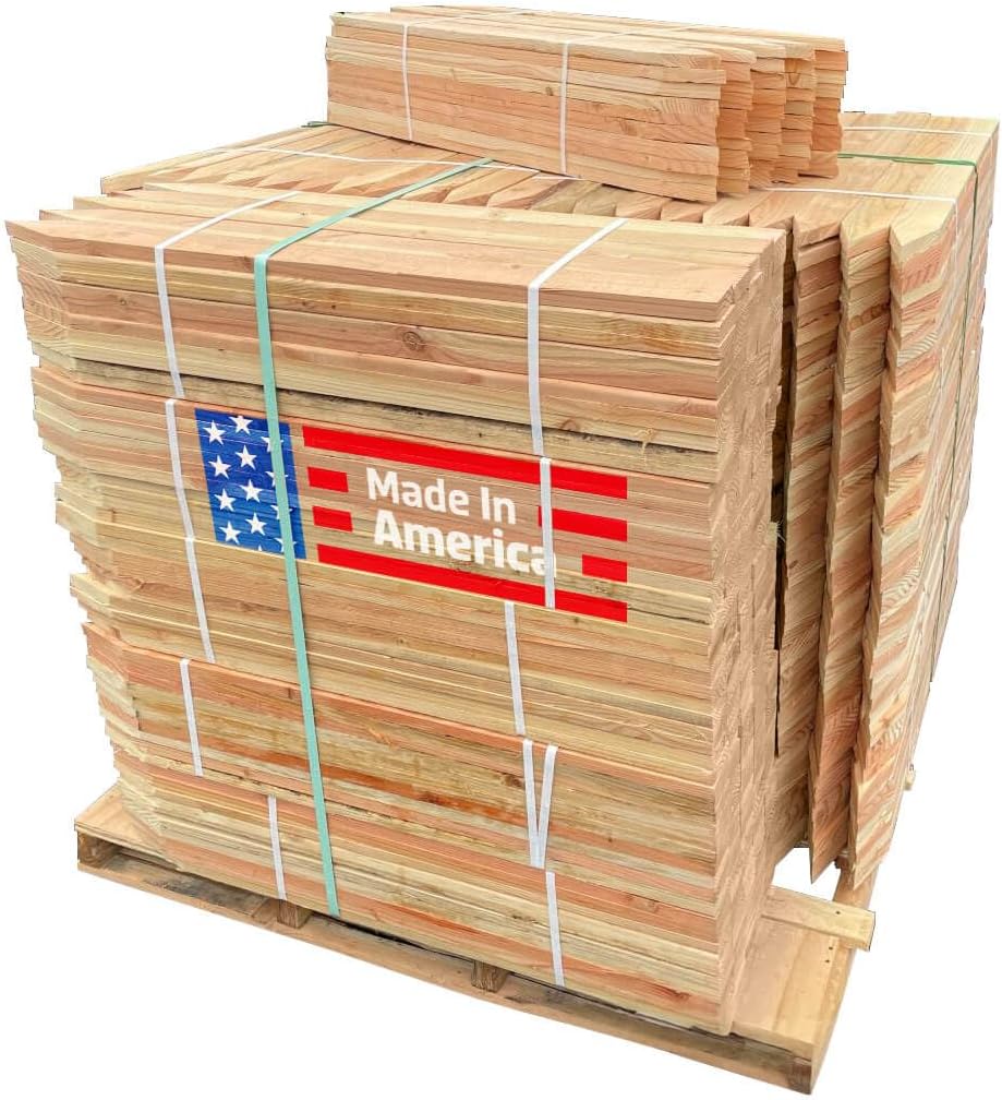 Sandbaggy 3 Ft Wood Stakes (1" X 3" X 36") - Made in The USA - 3" Extra Wide Stakes for Concrete