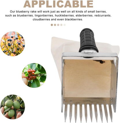 SUPVOX Blueberry Picker with Handle Ergonomic Berry Picker Tool for Effortless Blueberry Harvesting