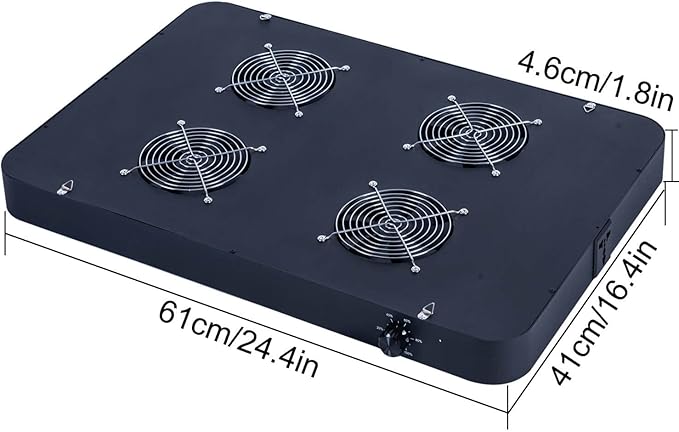 FECiDA 2025 Upgrade Professional LED Grow Light 800 Watts Actual Power, 5x5 ft Grow Gent Light for