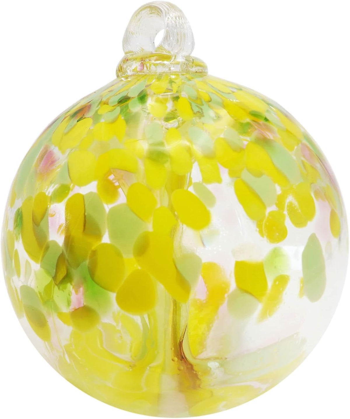 Dale Tiffany Hand Blown Glass, 4" Diameter Blossom, Tree of Life Collection, Witch Globe Hanging