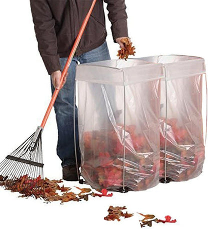 Cand 30 Gallon Clear Lawn and Leaf Garbage bags, 70 Counts
